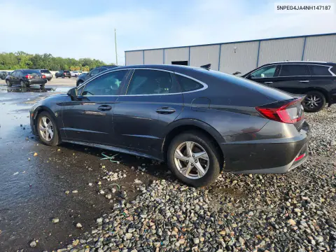 2022 Hyundai Sonata Se VIN 5NPEG4JA4NH147187 фото 2