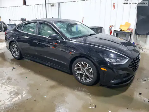 2022 Hyundai Sonata Sel VIN KMHL64JA6NA198283 фото 4