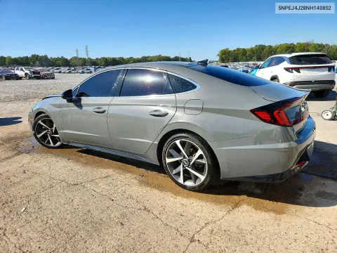 2022 Hyundai Sonata Sel Plus VIN 5NPEJ4J28NH140852 фото 2