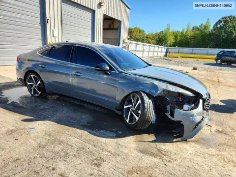 2022 Hyundai Sonata Sel Plus VIN 5NPEJ4J28NH140852 фото 4
