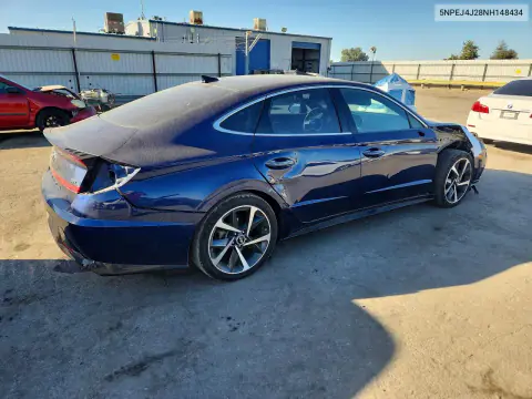 2022 Hyundai Sonata Sel Plus VIN 5NPEJ4J28NH148434 фото 3