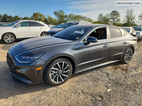 2022 Hyundai Sonata Limited VIN KMHL34J2XNA173436 фото 1