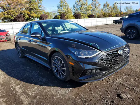 2022 Hyundai Sonata Limited VIN KMHL34J26NA173580 фото 4