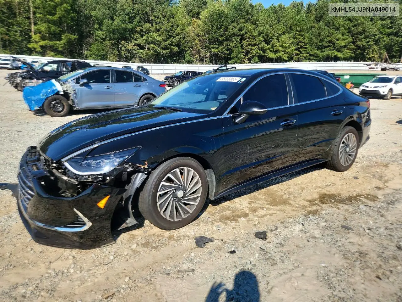 2022 Hyundai Sonata Hybrid Limited VIN KMHL54JJ9NA049014 фото 1