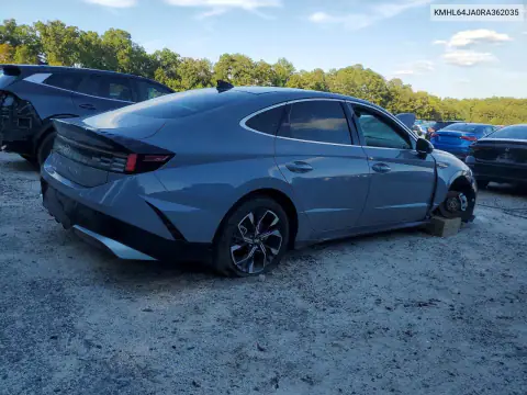 KMHL64JA0RA362035 — 2024 Hyundai Sonata, фото 3 с аукциона Copart 15.10.2026, Передняя часть