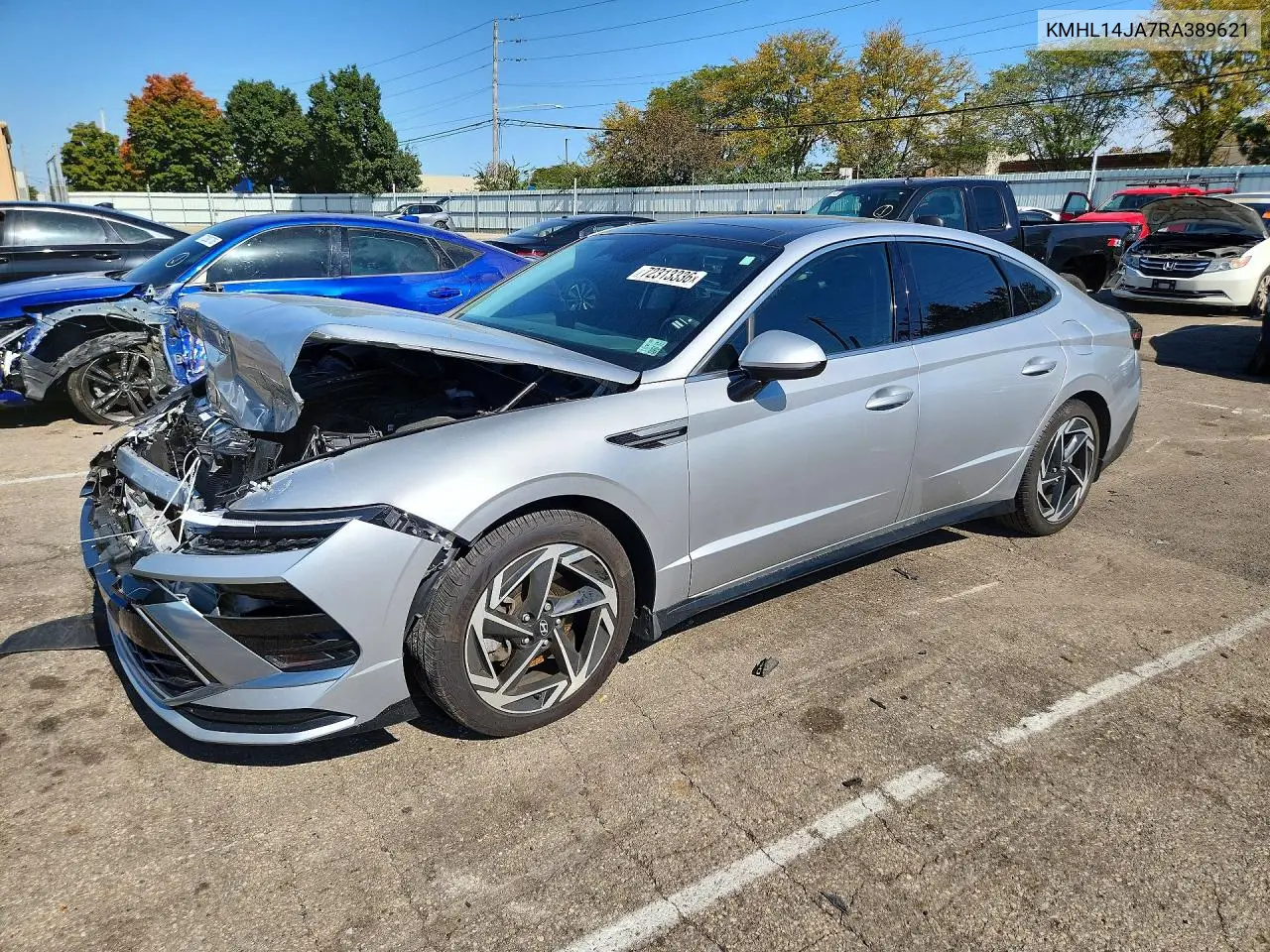 2024 Hyundai Sonata Sel VIN KMHL14JA7RA389621 фото 1