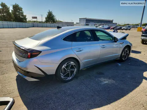 2024 Hyundai Sonata Sel VIN KMHL14JA7RA389621 фото 3