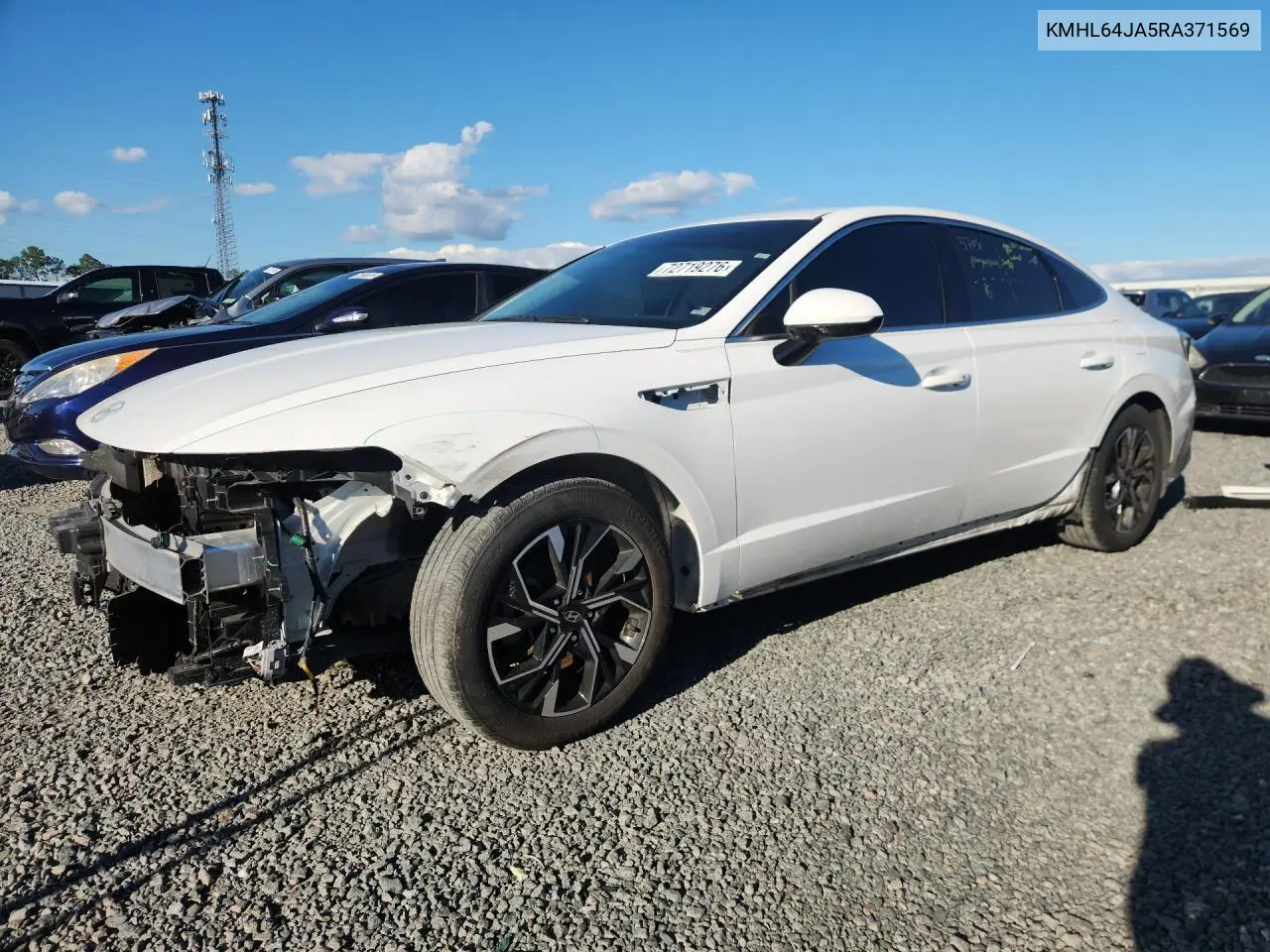KMHL64JA5RA371569 Hyundai Sonata 2024 — повреждение Передняя часть, фото до ремонта