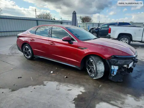 KMHL14JA6RA364273 — 2024 Hyundai Sonata, фото 4 с аукциона Copart, Передняя часть