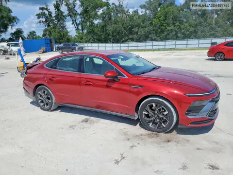 2025 Hyundai Sonata Sel VIN KMHL64JA3SA451765 фото 4