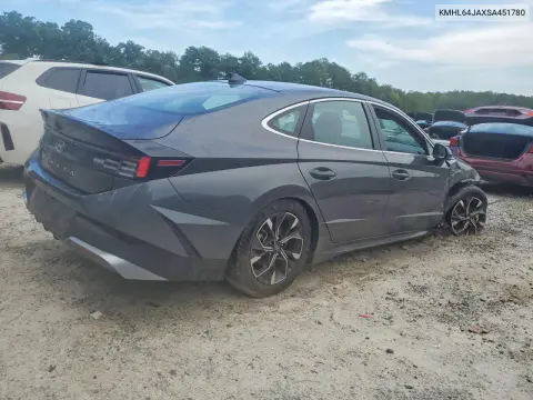 2025 Hyundai Sonata Sel VIN KMHL64JAXSA451780 фото 3
