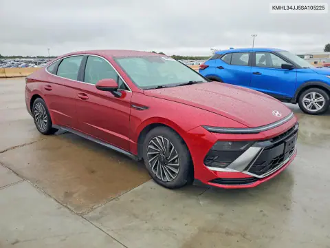 2025 Hyundai Sonata Hybrid Sel VIN KMHL34JJ5SA105225 фото 4
