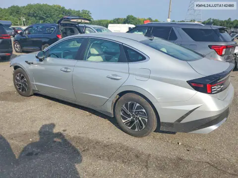 2026 Hyundai Sonata Hybrid Blue VIN KMHL24JJ2TA142480 фото 2
