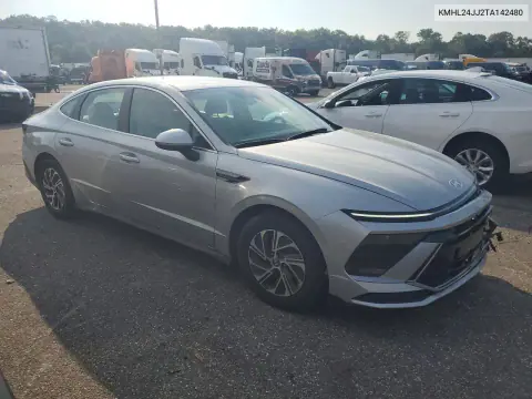 2026 Hyundai Sonata Hybrid Blue VIN KMHL24JJ2TA142480 фото 4