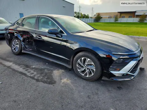 2026 Hyundai Sonata Hybrid Blue VIN KMHL24JJ1TA166673 фото 4