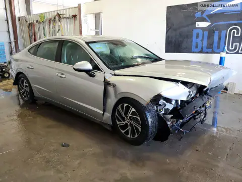 2026 Hyundai Sonata Hybrid Blue VIN KMHL24JJ8TA158599 фото 4