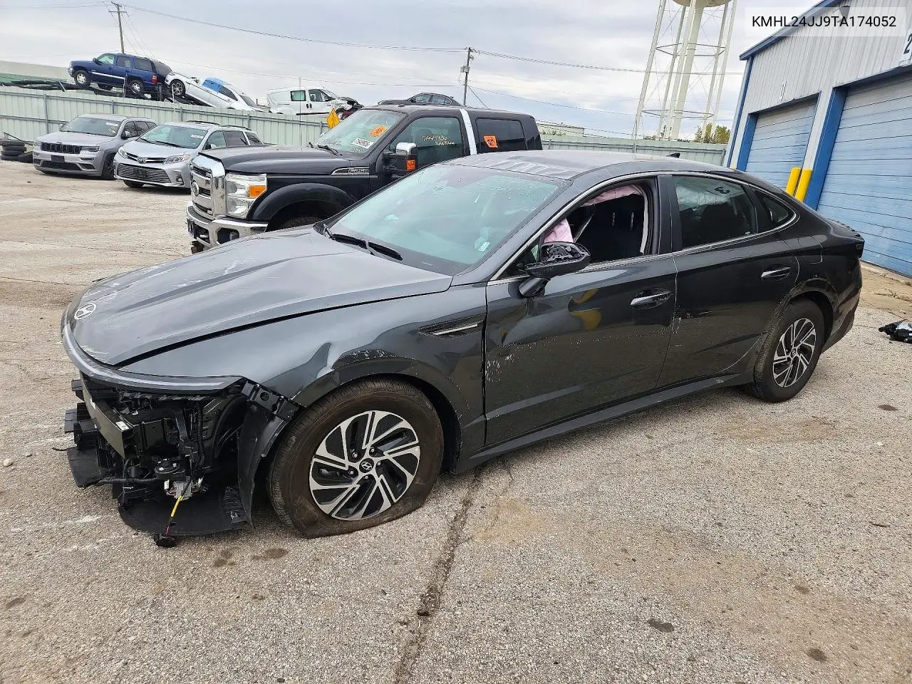 2026 Hyundai Sonata Hybrid Blue VIN KMHL24JJ9TA174052 фото 1