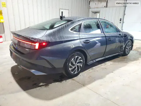 2026 Hyundai Sonata Hybrid Blue VIN KMHL24JJ6TA144863 фото 3