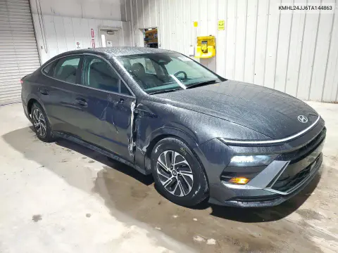 2026 Hyundai Sonata Hybrid Blue VIN KMHL24JJ6TA144863 фото 4