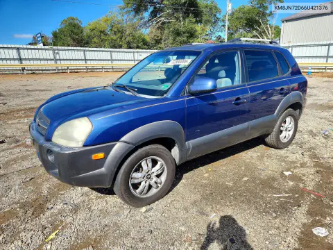 KM8JN72D66U421376 — 2006 Hyundai Tucson, Механические повреждения, фото до ремонта
