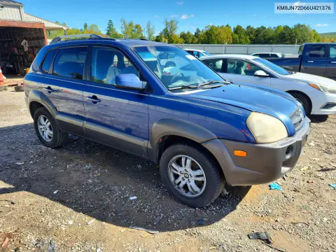 2006 Hyundai Tucson Gls VIN KM8JN72D66U421376 фото 4