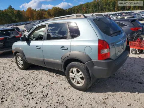 2007 Hyundai Tucson Se VIN KM8JN72D97U667131 фото 2