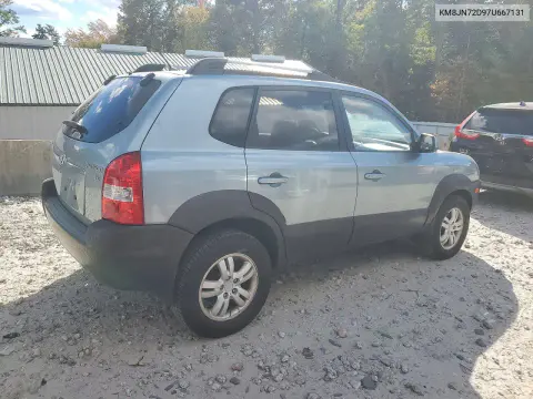 2007 Hyundai Tucson Se VIN KM8JN72D97U667131 фото 3