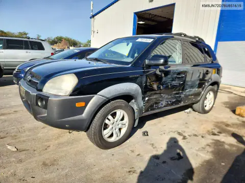 KM8JN72D78U851615 — 2008 Hyundai Tucson, Сторона, фото до ремонта