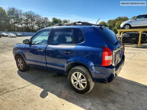 2009 Hyundai Tucson Gls VIN KM8JM12B09U951944 фото 2