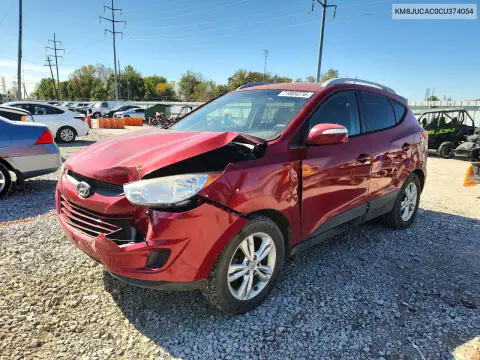 2012 Hyundai Tucson Gls VIN KM8JUCAC0CU374054 фото 1