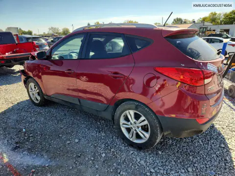 2012 Hyundai Tucson Gls VIN KM8JUCAC0CU374054 фото 2