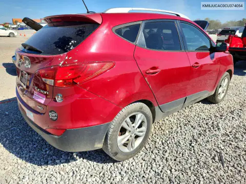 2012 Hyundai Tucson Gls VIN KM8JUCAC0CU374054 фото 3