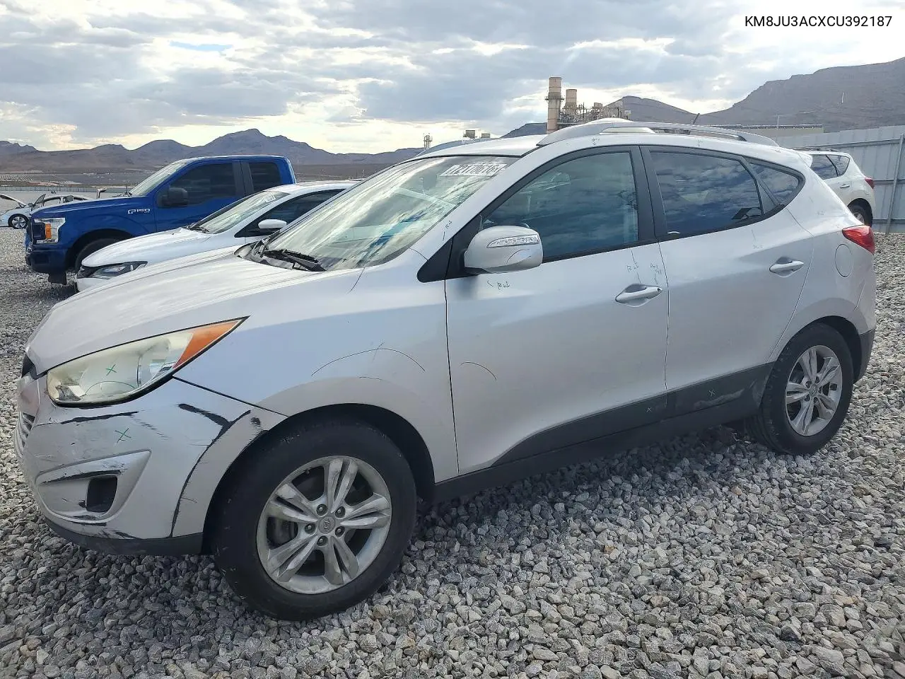 2012 Hyundai Tucson Gls VIN KM8JU3ACXCU392187 фото 1