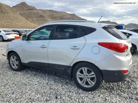 2012 Hyundai Tucson Gls VIN KM8JU3ACXCU392187 фото 2