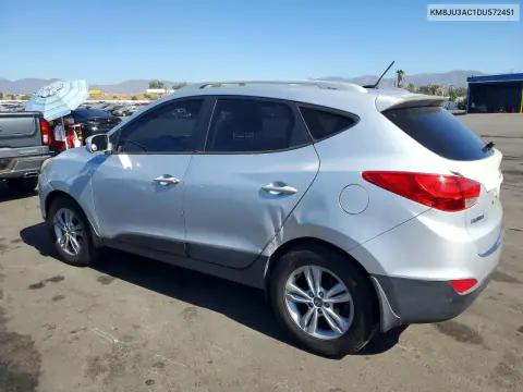 2013 Hyundai Tucson Gls VIN KM8JU3AC1DU572451 фото 2