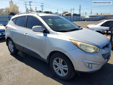 2013 Hyundai Tucson Gls VIN KM8JU3AC1DU572451 фото 4