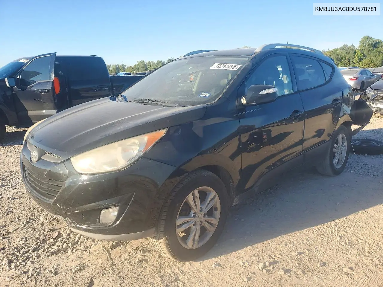 2013 Hyundai Tucson Gls VIN KM8JU3AC8DU578781 фото 1