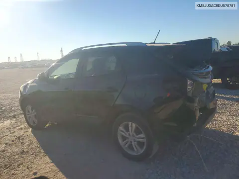 2013 Hyundai Tucson Gls VIN KM8JU3AC8DU578781 фото 2
