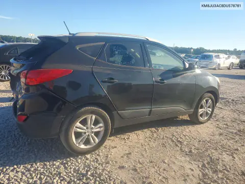 2013 Hyundai Tucson Gls VIN KM8JU3AC8DU578781 фото 3