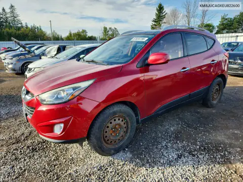 KM8JUCAGXEU822600 — 2014 Hyundai Tucson, Задняя часть, фото до ремонта