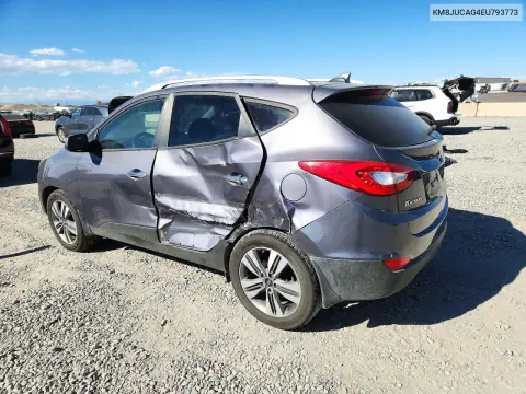 2014 Hyundai Tucson VIN KM8JUCAG4EU793773 фото 2