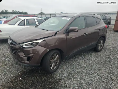 KM8JU3AG9FU014899 — 2015 Hyundai Tucson, Передняя часть, фото до ремонта