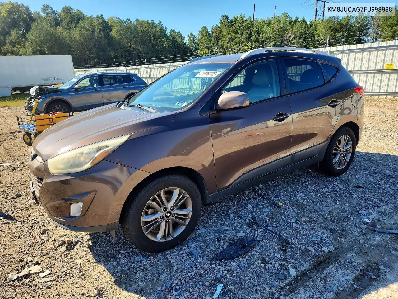 2015 Hyundai Tucson Se VIN KM8JUCAG7FU998988 фото 1