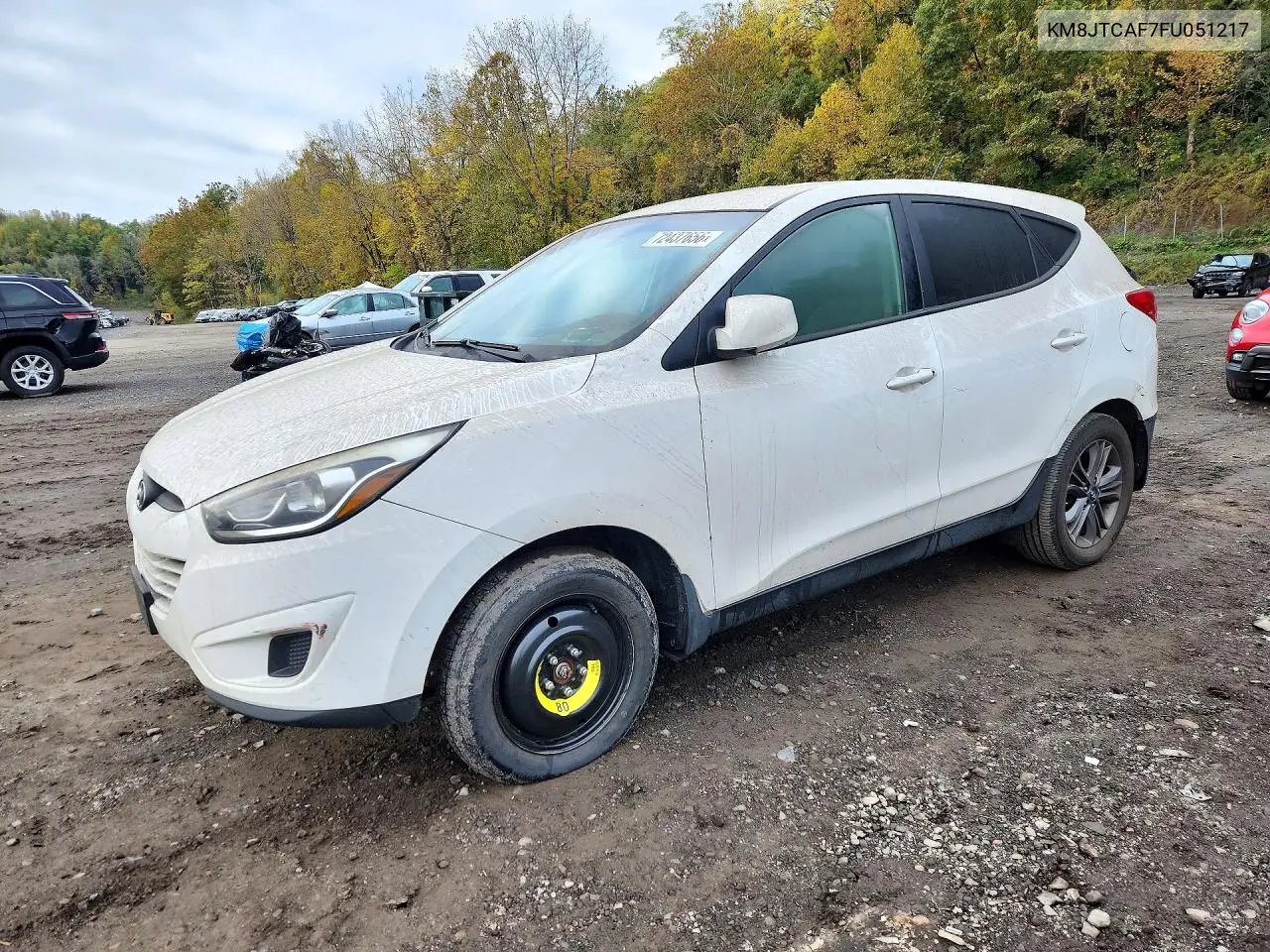 2015 Hyundai Tucson Gls VIN KM8JTCAF7FU051217 фото 1