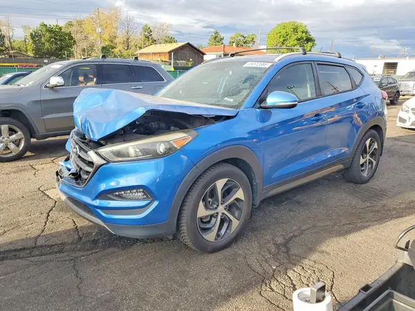KM8J33A20GU195383 — 2016 Hyundai Tucson, Передняя часть (Front End), фото до ремонта