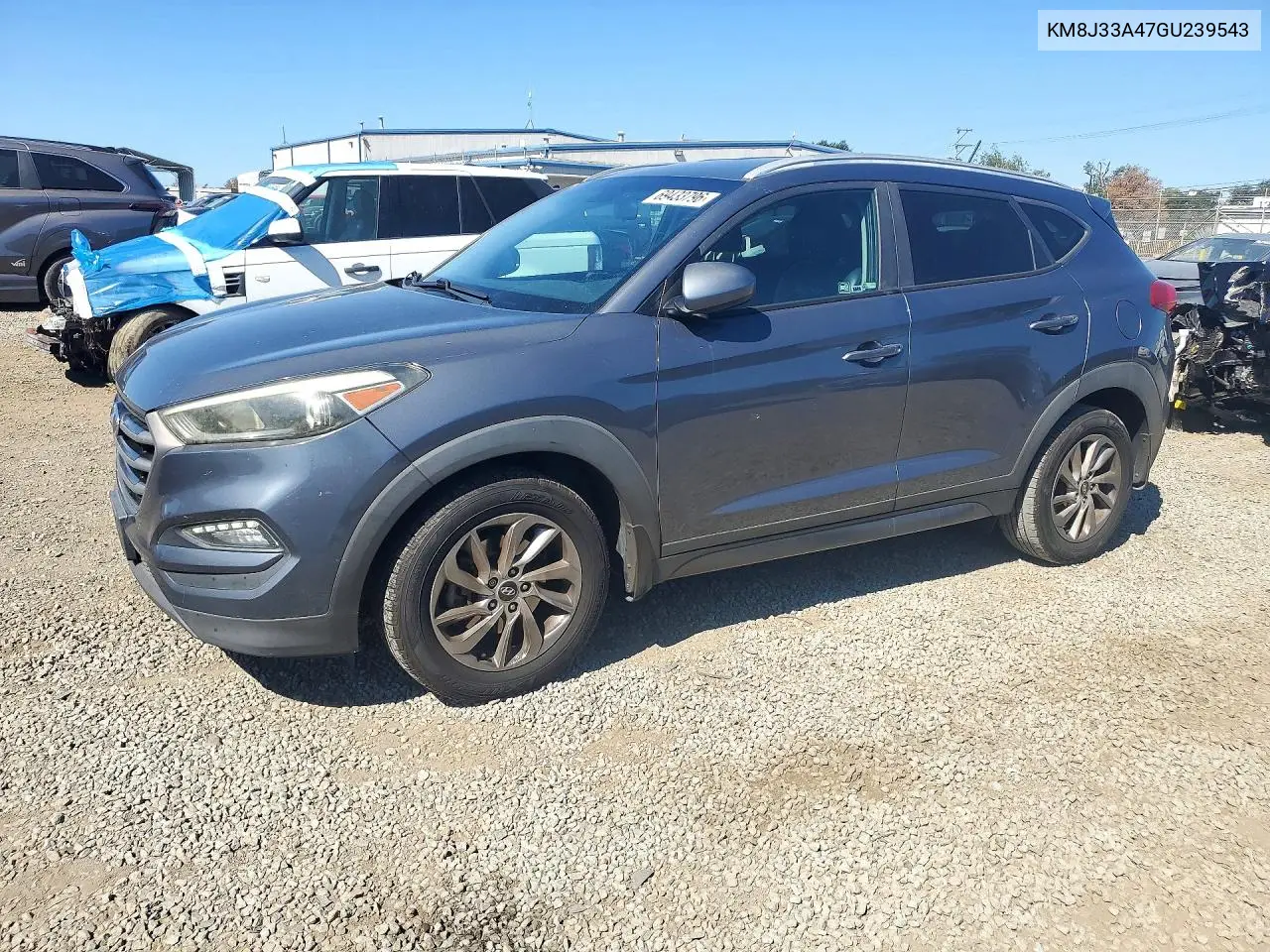 2016 Hyundai Tucson Se VIN KM8J33A47GU239543 фото 1