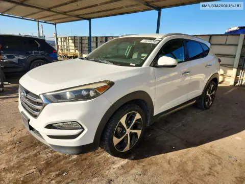 KM8J33A2XGU184181 — 2016 Hyundai Tucson, Задняя часть, фото до ремонта