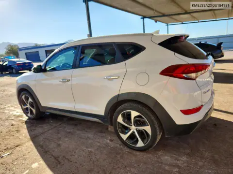 2016 Hyundai Tucson Limited VIN KM8J33A2XGU184181 фото 2