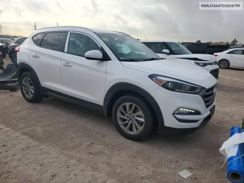 2016 Hyundai Tucson Se VIN KM8J33A47GU026799 фото 4