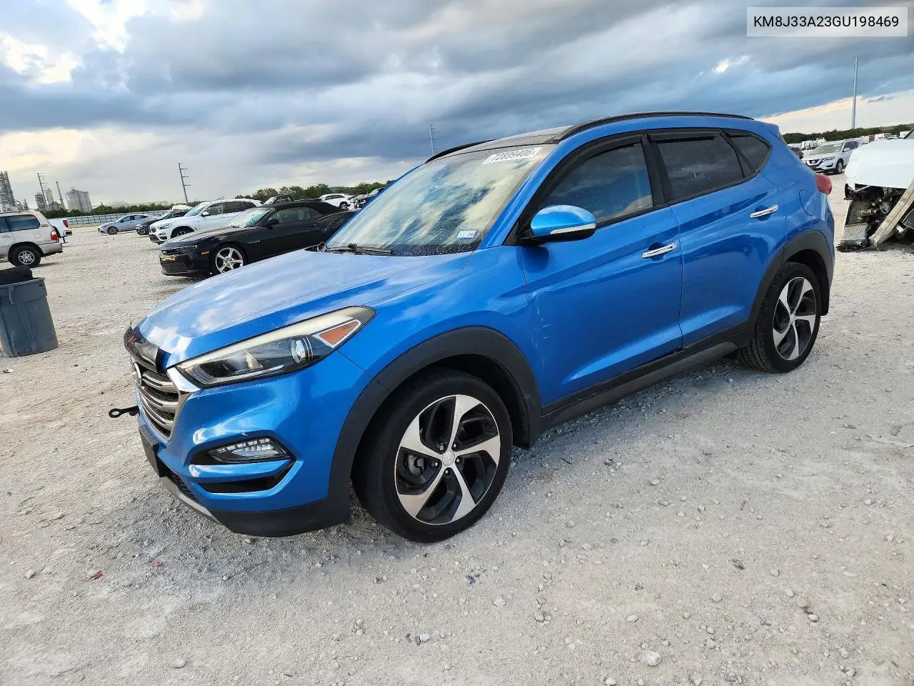 KM8J33A23GU198469 Hyundai Tucson 2016 — повреждение Сторона, фото до ремонта